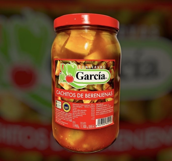 BERENJENA TROZOS GARCIA FRASCO 2 KG.